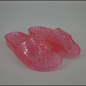 Chinese Laundry Jelly Glow up Slide Sandals size 7 New in box